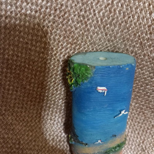 Ceramic lighter case used from Corfu
