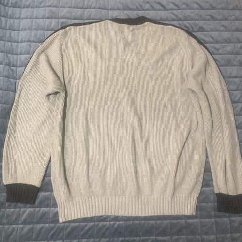 Men's Acrylic Sweater x-large like new, beige and brown