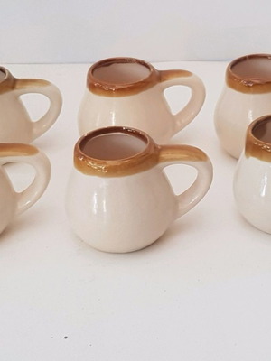 Handmade decorative cups used