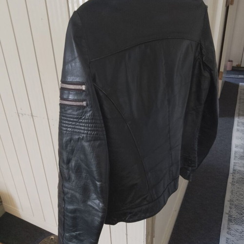 Δερμάτινο μπουφάν μηχανής Terenova like new, unisex, made in Europe