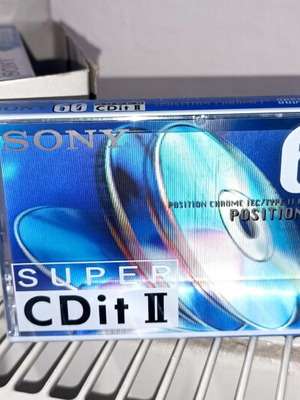 Sony Super CDit II 60 audio cassette sealed pack of 10 vintage