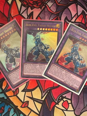 Blue Eyes Tyrant Dragon UR pack of 3 new
