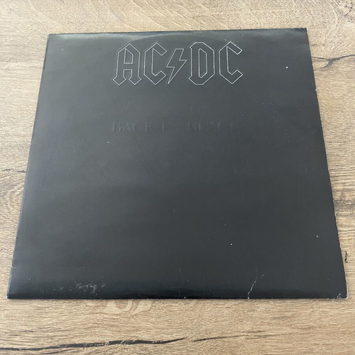 AC/DC Back In Black Vinyl LP Album near mint metal