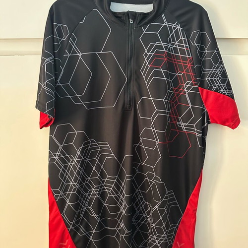 Cycling jersey and gloves like new, size XL