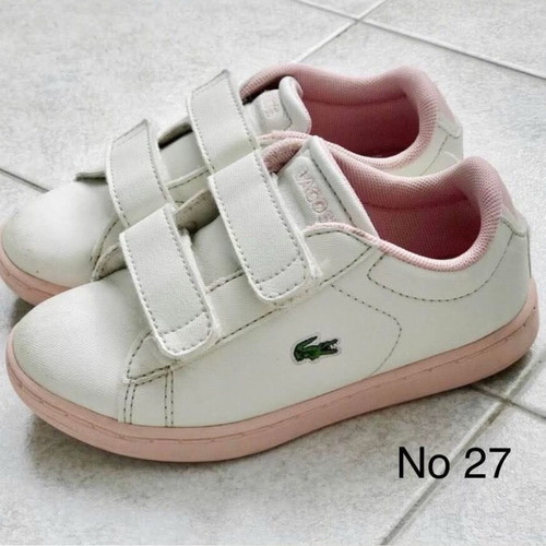 Lacoste sneakers size 27 like new, white