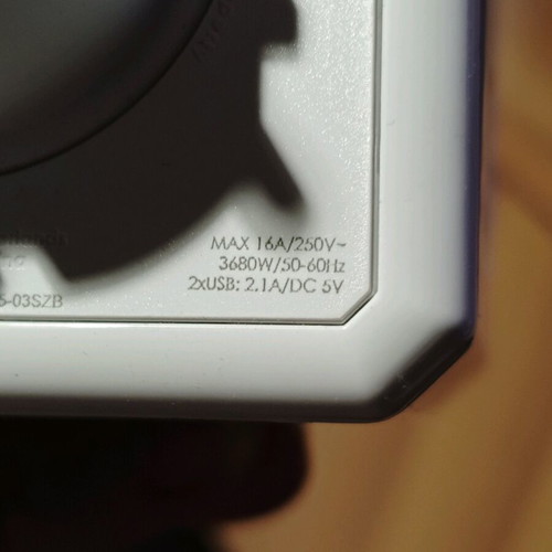 Allocacoc Original PowerCube 4-Socket with 2 USB-A like new power strip