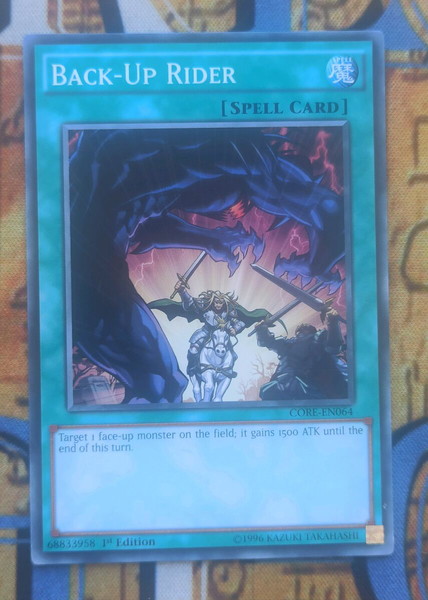 1) Back Up Rider (Yugioh)