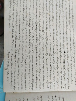 Χειρόγραφο βιβλίο σημειώσεων με ιστορικές καταγραφές του 1874