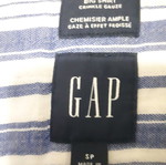 GAP big shirt women's shirt like new, striped blue white