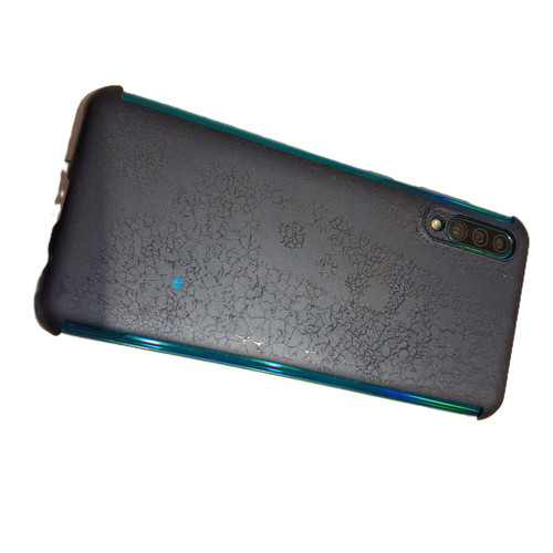 Samsung Galaxy A30s phone used with 2 cases included