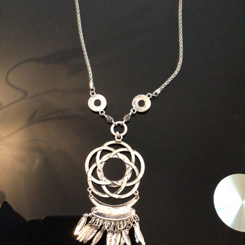 Boho necklace like new, impressive