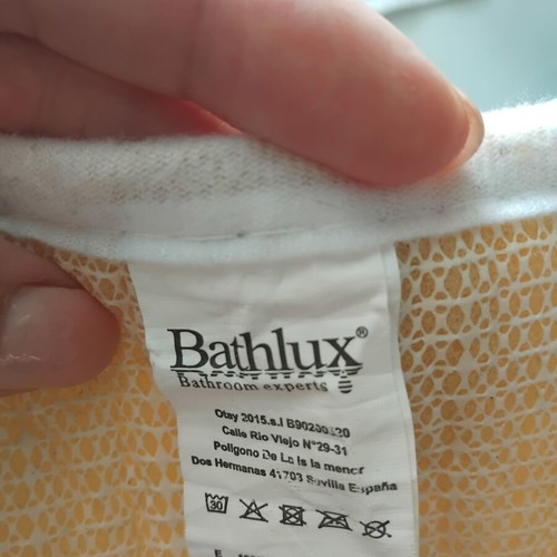 Pataki bathroom mat almost like new, white, soft, 46x74cm