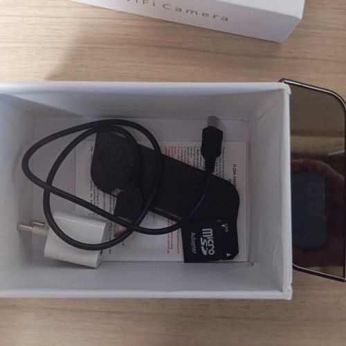 Network Mini IP Wifi Clock Camera used, HD 720P with night vision