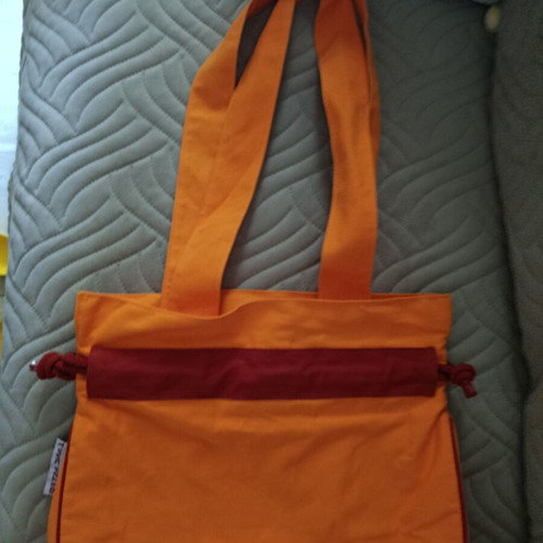 Lancaster beach bag shoulder used, orange