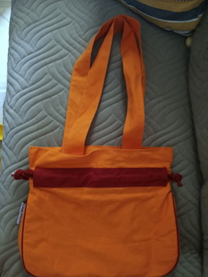 Lancaster beach bag shoulder used, orange