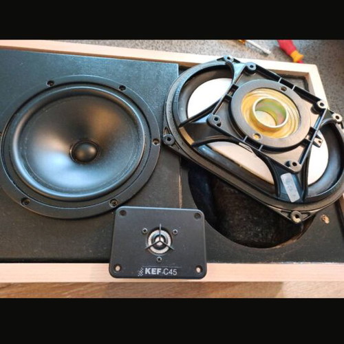 Kef C45 speaker equipment used with 2 passive B139 woofers