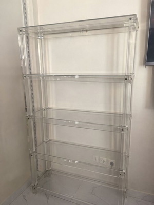 Transparent acrylic shelf like new