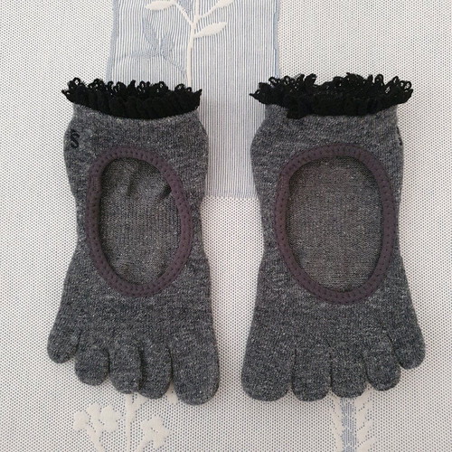 Toesox non-slip toe socks new, grey