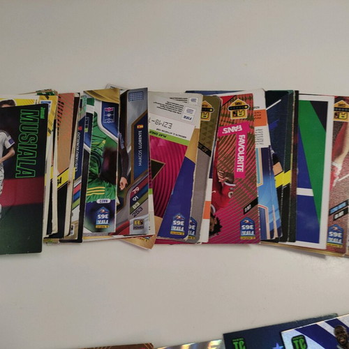Football cards used, pack of 55 with 40 free caps