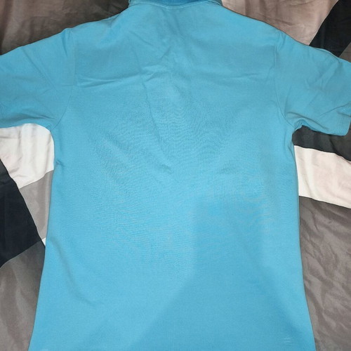 Short Sleeve Polo Shirt used, blue, size S/L