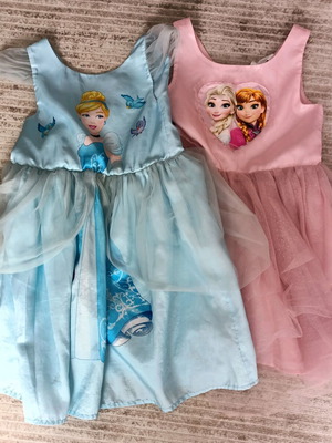 Disney Princess Dresses H&M like new, sizes 116 and 122 cm