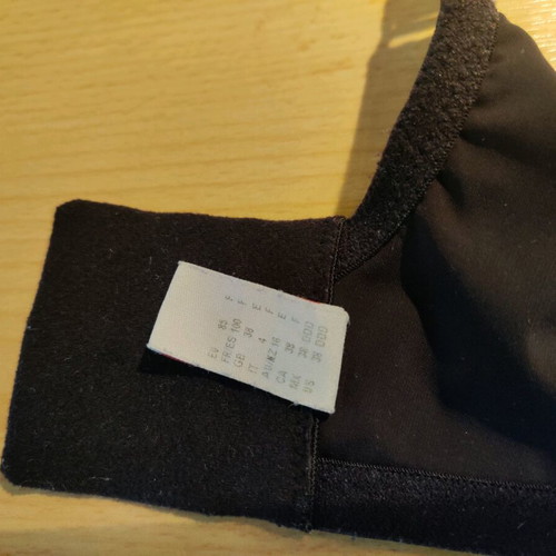 Triumph lingerie new, size 85F, black with purple details