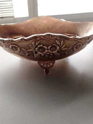Decorative tin item used with patina of age