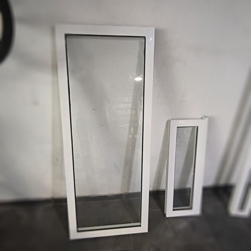 Aluminum doors and windows with double glazing like new