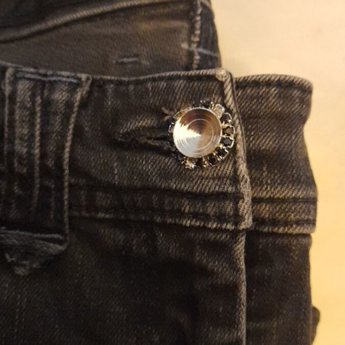 River Island women's black jeans used, straight fit