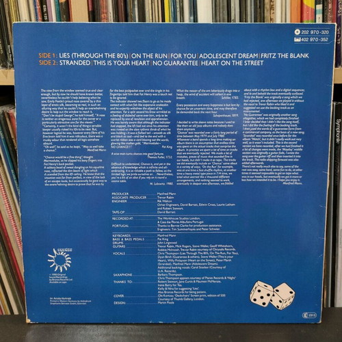 Manfred Mann's Earth Band Chance vinyl used, rock