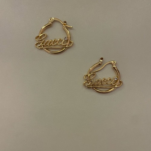 Earrings stainless steel gold plated new
