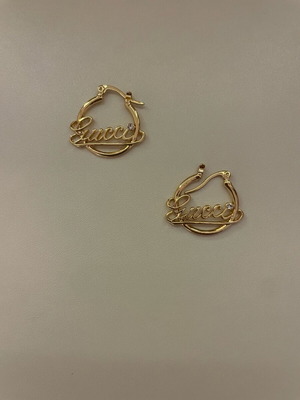 Earrings stainless steel gold plated new