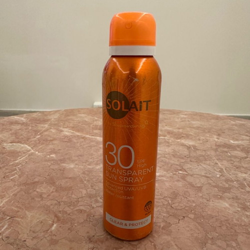 Solait Clear & Protect Transparent Sun Spray SPF30 like new