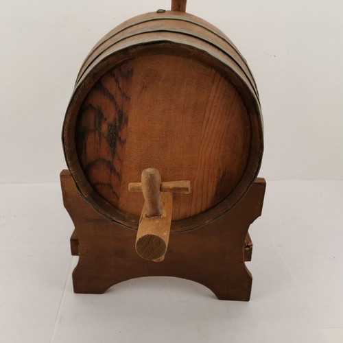 Wine barrel used for 1970s bar