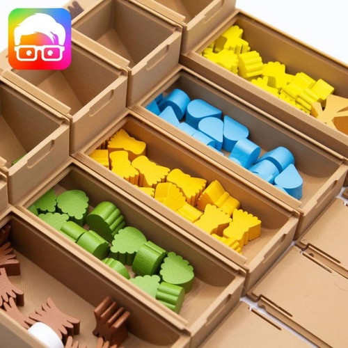 Beer and Bread Board Game Organizer new, 3D printed insert