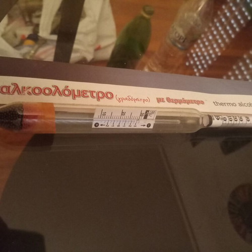 Alcoholmeter with Thermometer like new