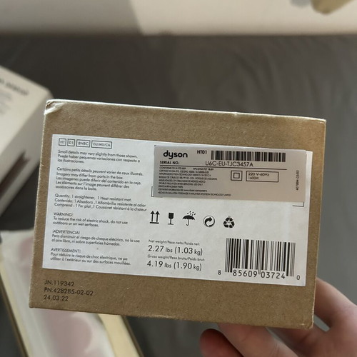 Dyson Airstrait hair straightener