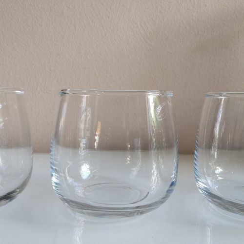 Glass jars set of 4, height 7cm, like new