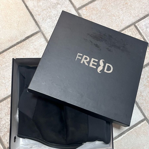 Keep Fred black wedge heel boots like new, size 38