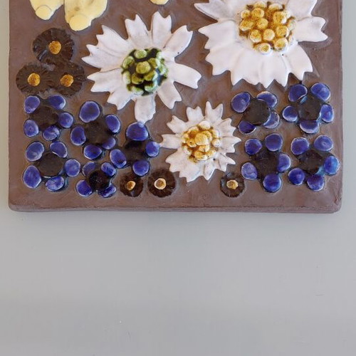 Jie Gantofta Swedish Ceramic Wall Plaque 1960-70 like new