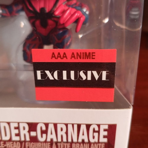 Funko Pop Spider-Carnage AAA Anime Exclusive new