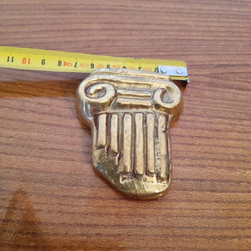 Bronze Ionic column used, old piece