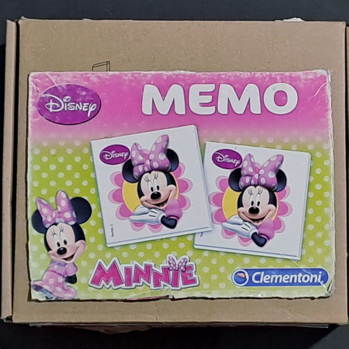 Clementoni Memo Compact Minnie educational memory game used