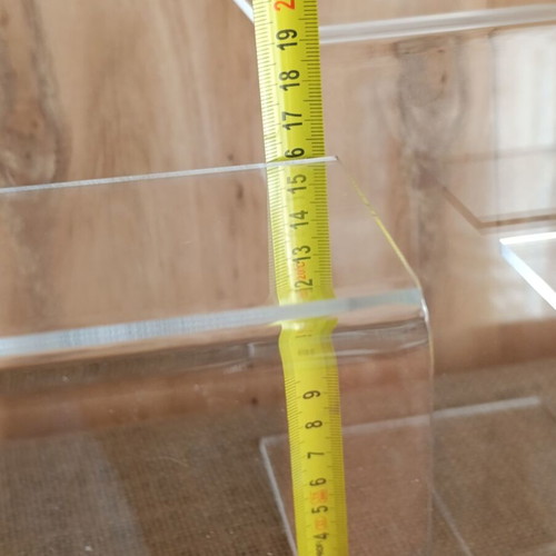 Jewelry display stands set of 3 made of plexiglass like new