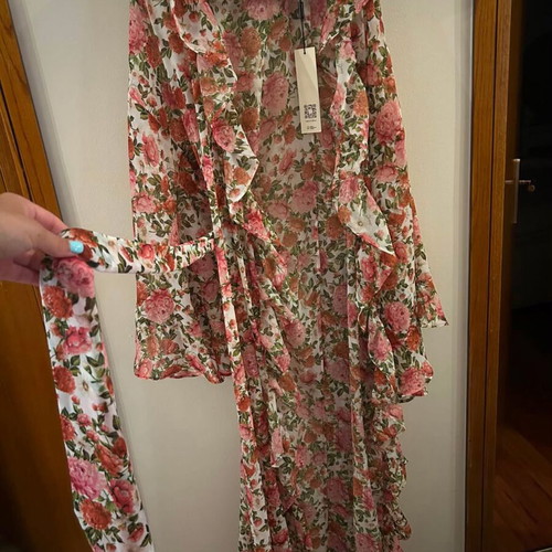 Vassia Kostara kimono dress one size new, floral multicolor