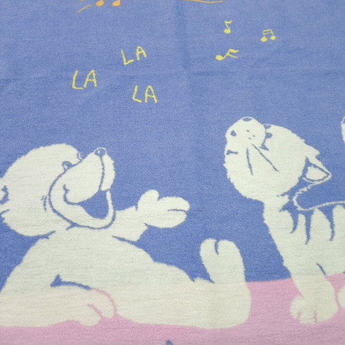 Children's Soviet blankets used, pack of 2, cotton