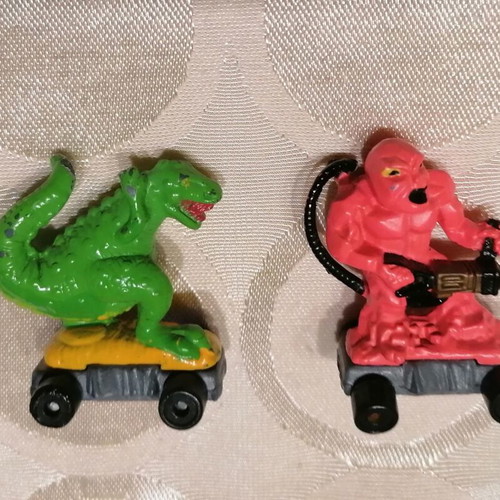 Tyrannosaurus and Jack the Hammer figures used, 1991