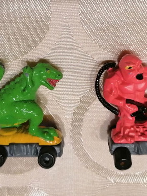 Tyrannosaurus and Jack the Hammer figures used, 1991