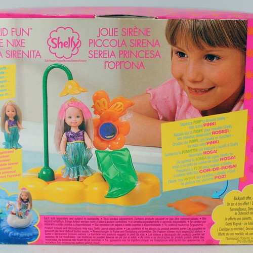 Barbie Shelly Mermaid with Water Shower Mattel new