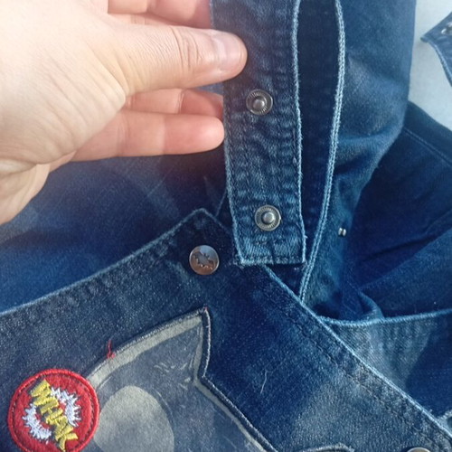 Denim overalls for babies like new, size 23 months, Barman